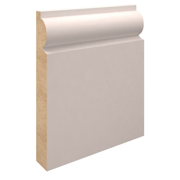 18 x 119 mm MDF Skirting Torus 1